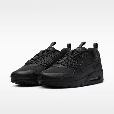 Nike Air Max 90 Drift Triple Black alacsony szárú sneaker – termékfotó, oldalnézet