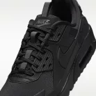Nike Air Max 90 Drift Triple Black alacsony szárú sneaker – termékfotó, oldalnézet