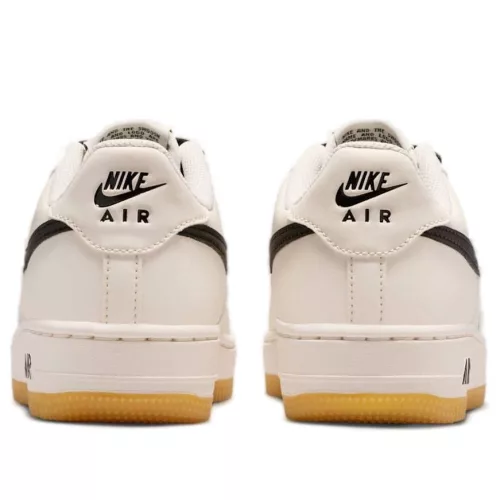 Nike Air Force 1 Low LV8 Soft Pearl Gum Black (GS) alacsony szárú sneaker – termékfotó, oldalnézet