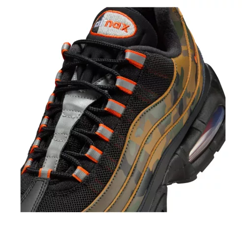 Nike Air Max 95 Safety Orange Camo alacsony szárú sneaker – termékfotó, oldalnézet