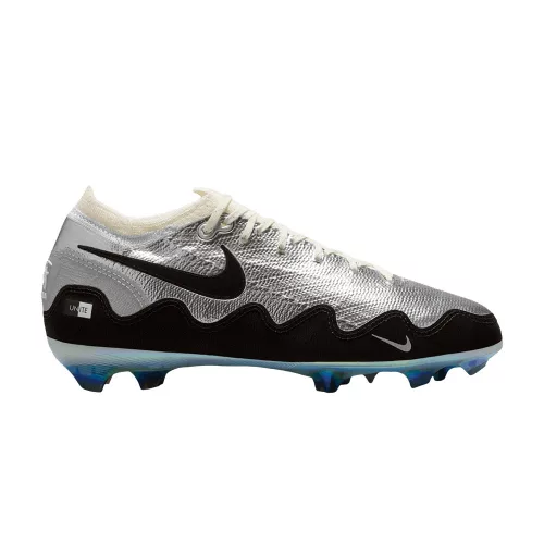 Nike Zoom Mercurial Vapor 16 Elite FG Patta Waves White Black (GS) alacsony szárú sneaker – termékfotó, oldalnézet