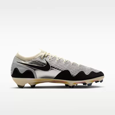 Nike Zoom Mercurial Vapor 16 Elite FG Patta Waves White Black (GS) alacsony szárú sneaker – termékfotó, oldalnézet