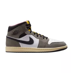 Jordan 1 Mid SE White Cave Stone közepes szárú sneaker – termékfotó, oldalnézet