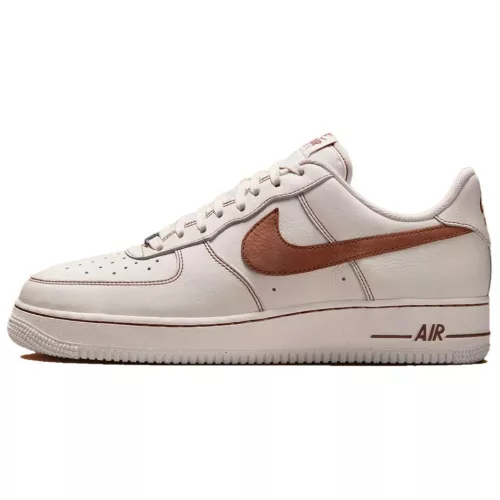 Nike Air Force 1 '07 LV8 'Ivory Saddle Brown' férfi alacsony szárú utcai sneaker bézs barna