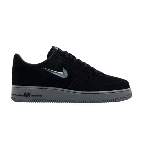 Nike Air Force 1 Low '07 Jewel Black Cool Grey férfi alacsony szárú utcai sneaker fekete szürke
