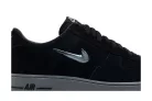 Nike Air Force 1 Low '07 Jewel Black Cool Grey férfi alacsony szárú utcai sneaker fekete szürke