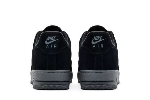 Nike Air Force 1 Low '07 Jewel Black Cool Grey férfi alacsony szárú utcai sneaker fekete szürke