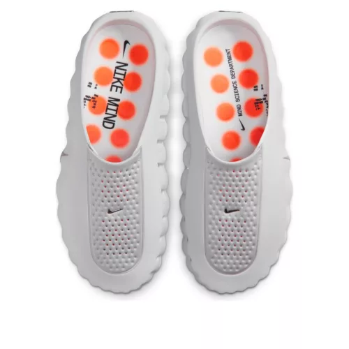 Nike Mind 001 Slide Light Smoke Grey papucs szürke sneaker – termékfotó, oldalnézet