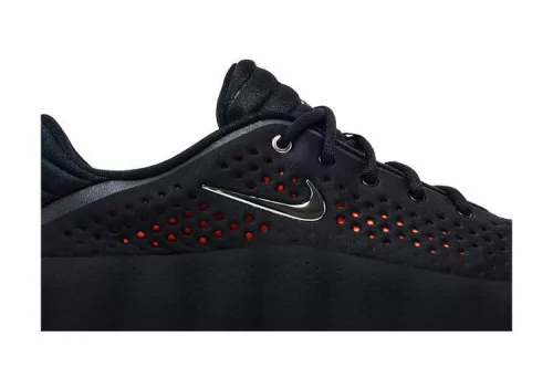 Nike Mind 002 Black Hyper Crimson férfi alacsony szárú utcai sneaker fekete