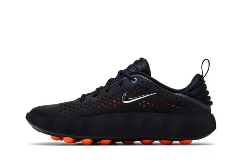 Nike Mind 002 Black Hyper Crimson férfi alacsony szárú utcai sneaker fekete