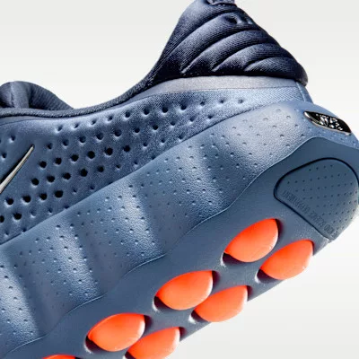 Nike Mind 002 Thunder Blue Chrome alacsony szárú sneaker – termékfotó, oldalnézet