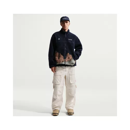 Nike ACG x Team USA Olympics 2026 Therma-FIT ADV Full-Zip Jacket Blue – termékfotó, oldalnézet