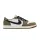 Jordan 1 Retro Low Medium Olive Summit White Sail Black alacsony szárú sneaker – termékfotó, oldalnézet