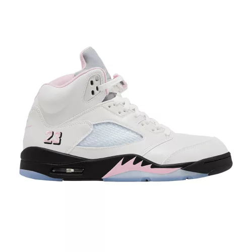 Jordan 5 Retro Medium Soft Pink alacsony szárú sneaker – termékfotó, oldalnézet