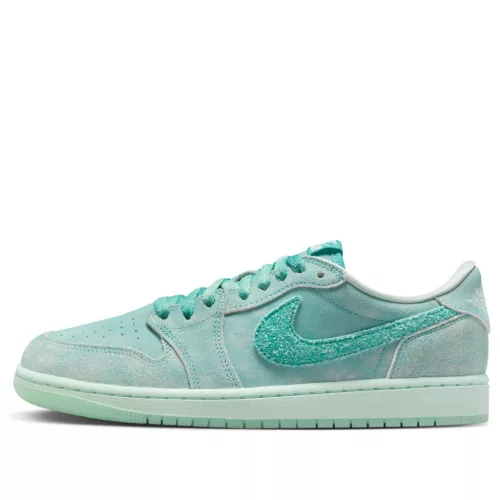 Jordan 1 Retro Low OG Washed Teal (Women's) alacsony szárú sneaker – termékfotó, oldalnézet