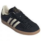 adidas Samba OG Basketweave Black Cream White (Women's) alacsony szárú sneaker – termékfotó, oldalnézet