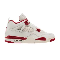 Jordan 4 Retro Valentine's Day Sierra Red (Women's) alacsony szárú sneaker – termékfotó, oldalnézet