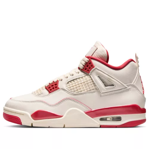 Jordan 4 Retro Valentine's Day Sierra Red (Women's) alacsony szárú sneaker – termékfotó, oldalnézet