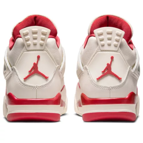 Jordan 4 Retro Valentine's Day Sierra Red (Women's) alacsony szárú sneaker – termékfotó, oldalnézet