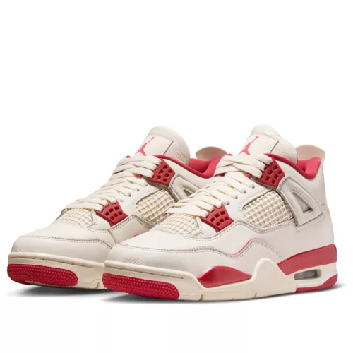 Jordan 4 Retro Valentine's Day Sierra Red (Women's) alacsony szárú sneaker – termékfotó, oldalnézet