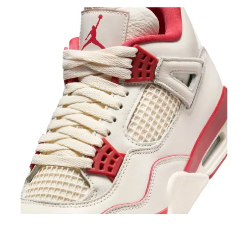 Jordan 4 Retro Valentine's Day Sierra Red (Women's) alacsony szárú sneaker – termékfotó, oldalnézet