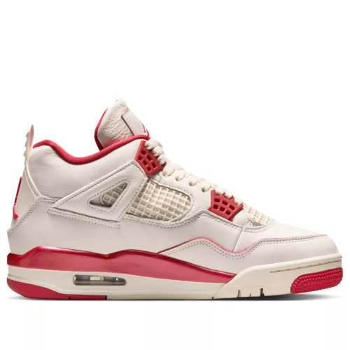 Jordan 4 Retro Valentine's Day Sierra Red (Women's) alacsony szárú sneaker – termékfotó, oldalnézet