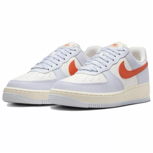 Nike Air Force 1 Low '07 Football Grey Vintage Coral (Women's) alacsony szárú sneaker – termékfotó, oldalnézet