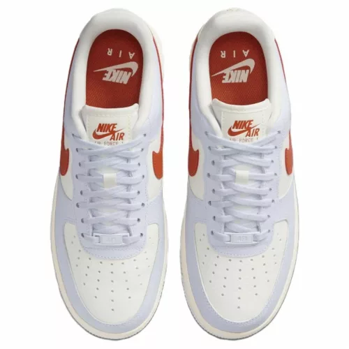 Nike Air Force 1 Low '07 Football Grey Vintage Coral (Women's) alacsony szárú sneaker – termékfotó, oldalnézet