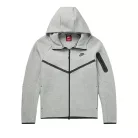 Nike Sportswear Tech Fleece Full Zip Hoodie Dark Grey Heather – termékfotó, oldalnézet