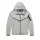 Nike Sportswear Tech Fleece Full Zip Hoodie Dark Grey Heather – termékfotó, oldalnézet