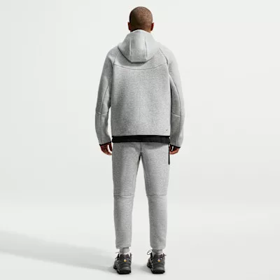 Nike Sportswear Tech Fleece Full Zip Hoodie Dark Grey Heather – termékfotó, oldalnézet