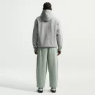 Nike Solo Swoosh Pullover Hoodie 'Dark Grey Heather/Light Smoke Grey/White' – termékfotó, oldalnézet