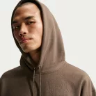 Nike Solo Swoosh Men's Pullover Hoodie Dark Hazel/White – termékfotó, oldalnézet