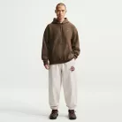 Nike Solo Swoosh Men's Pullover Hoodie Dark Hazel/White – termékfotó, oldalnézet