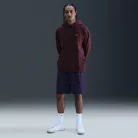 Nike Solo Swoosh Men's Pullover Hoodie Burgundy Crush/Burgundy Crush/White – termékfotó, oldalnézet