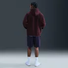 Nike Solo Swoosh Men's Pullover Hoodie Burgundy Crush/Burgundy Crush/White – termékfotó, oldalnézet