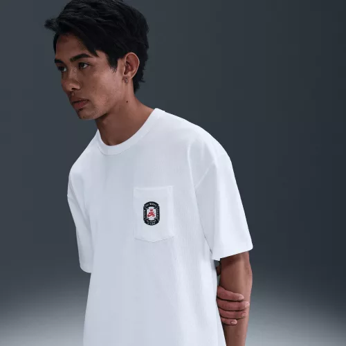 Nike SB Max90 Skate T-Shirt White – termékfotó, oldalnézet