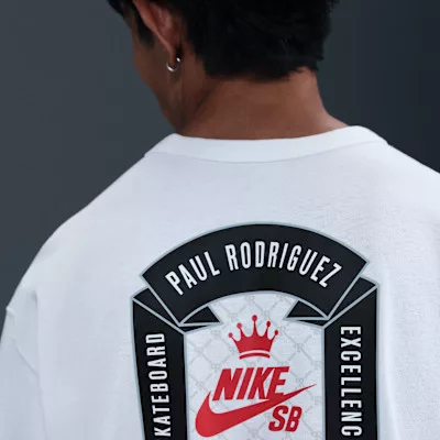 Nike SB Max90 Skate T-Shirt White – termékfotó, oldalnézet
