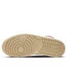 Jordan 1 Mid Light Orewood Brown Taupe Grey (Women's) közepes szárú sneaker – termékfotó, oldalnézet