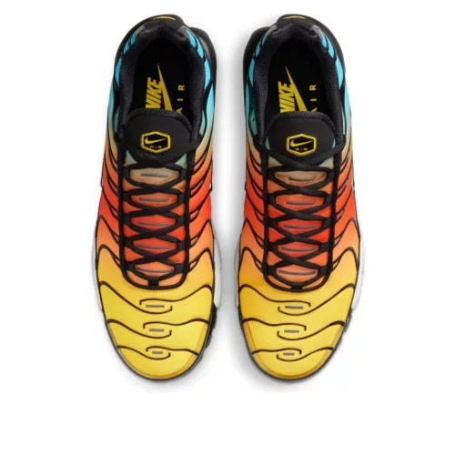 Nike Air Max Plus Baltic Blue Safety Orange alacsony szárú sneaker – termékfotó, oldalnézet