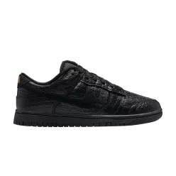 Nike Dunk Low Crocodile Black (Women's) alacsony szárú sneaker – termékfotó, oldalnézet