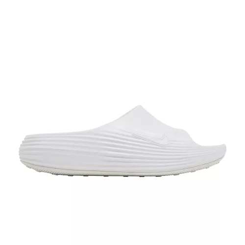 Nike ReactX Rejuven8 Slide Summit White papucs fehér sneaker – termékfotó, oldalnézet