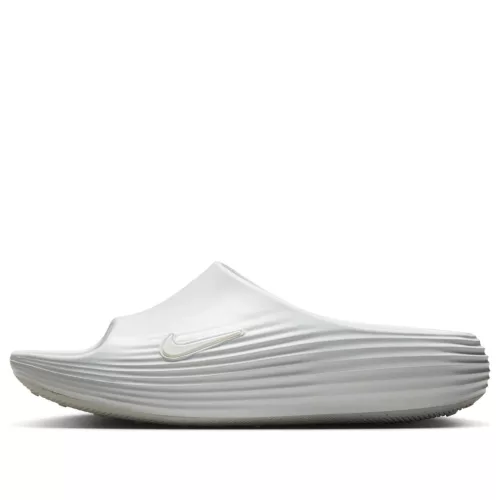 Nike ReactX Rejuven8 Slide Summit White papucs fehér sneaker – termékfotó, oldalnézet