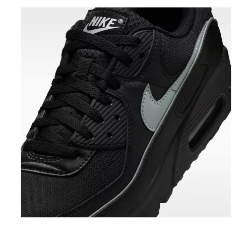 Nike Air Max 90 Premium Black Reflective alacsony szárú sneaker – termékfotó, oldalnézet