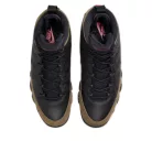 Jordan 9 Retro Olive (2024) magas szárú sneaker – termékfotó, oldalnézet