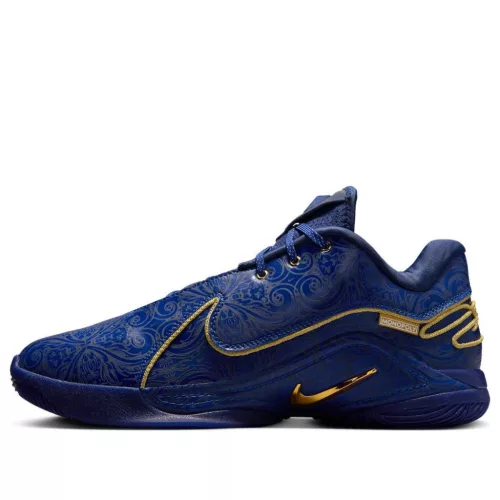 Nike LeBron 22 Monopoly Deep Royal Blue alacsony szárú sneaker – termékfotó, oldalnézet
