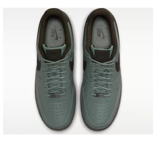 Nike Air Force 1 Low Gore-Tex Vibram Clay Green alacsony szárú sneaker – termékfotó, oldalnézet