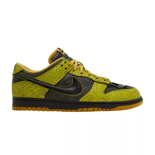 Nike Dunk Low Retro QS Halloween Skull férfi alacsony szárú utcai sneaker zöld