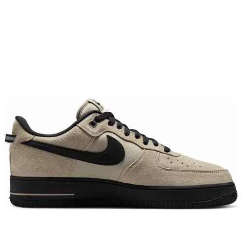 Nike Air Force 1 Low '07 LV8 Desert Khaki Black alacsony szárú sneaker – termékfotó, oldalnézet