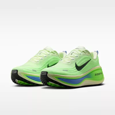 Nike Vomero Plus Volt Tint Lime Blast Sapphire futócipő kék sneaker – termékfotó, oldalnézet